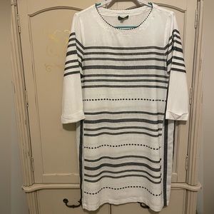 Linen Mix Dress.  Sz M.  Worn once